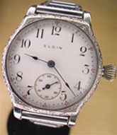 1919 Elgin wrist watch with onion crown